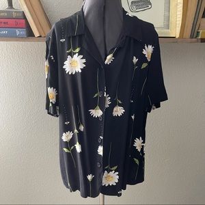Vintage Alfred Dunner Daisy Button Up